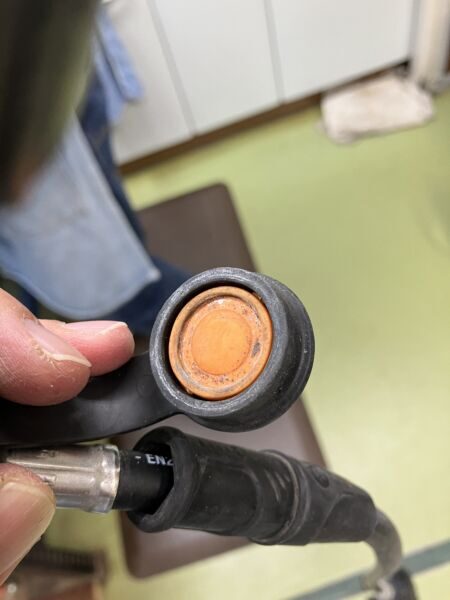 アクアラングレギュレーター 錆び入り